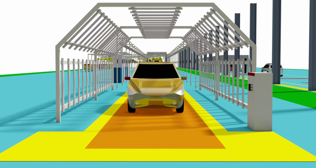Drawing of Heavy - duty Underground Plate Chain Conveyor