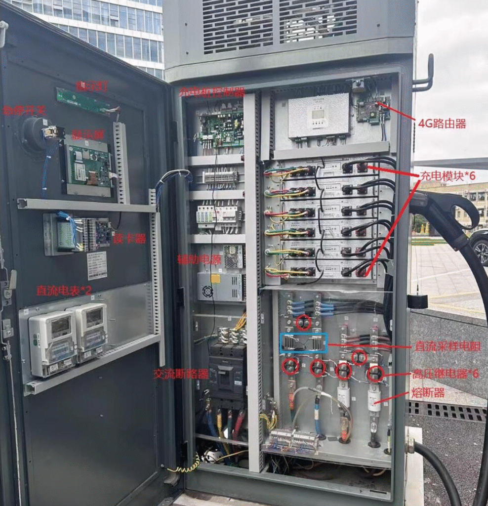 Structure of DC Fast-Charging Pile (DC Charging Station)2